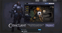 Desktop Screenshot of playconclave.com